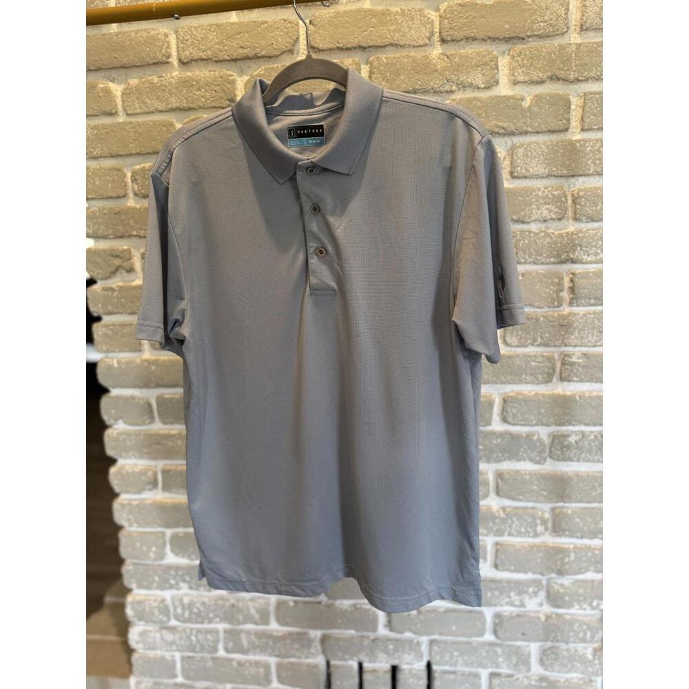 Pgatour Men's Blue Polo Shirt - Performance Fit